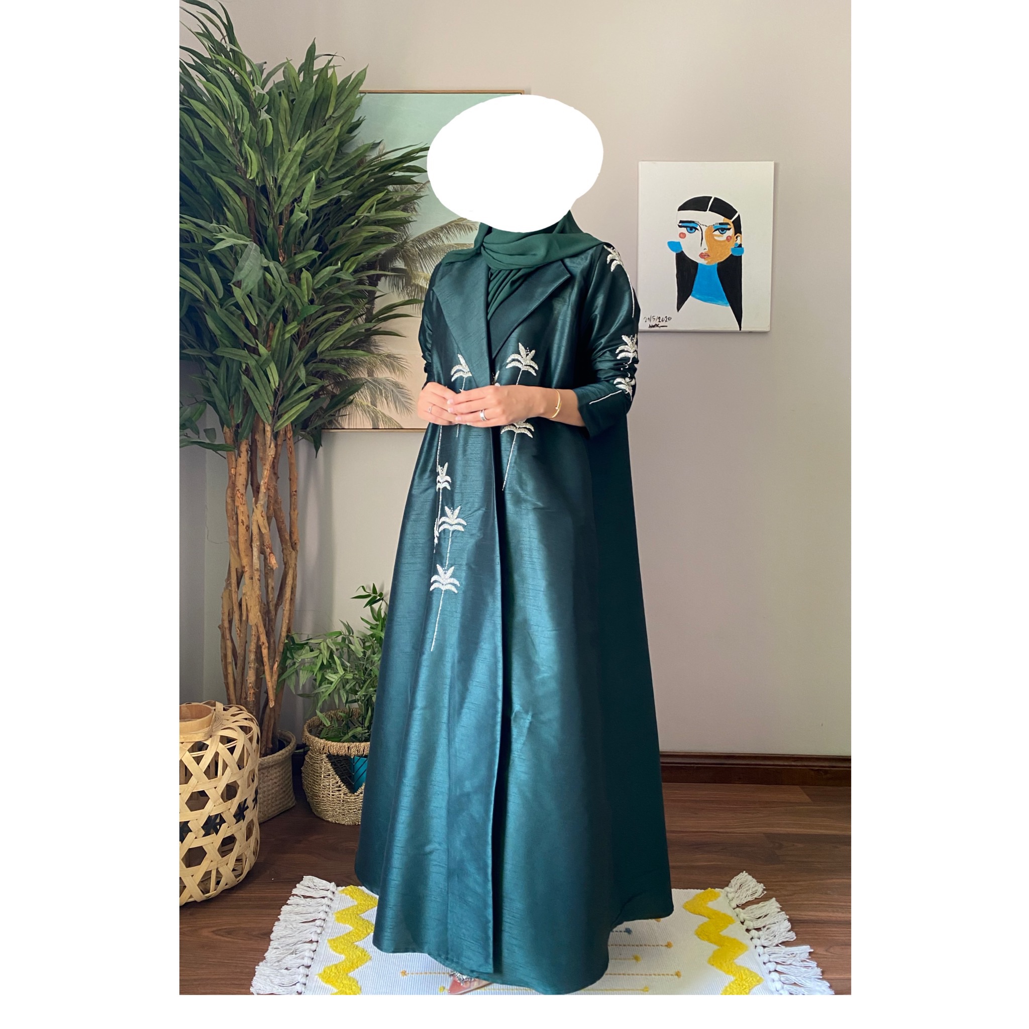 National Day Abaya💚. 