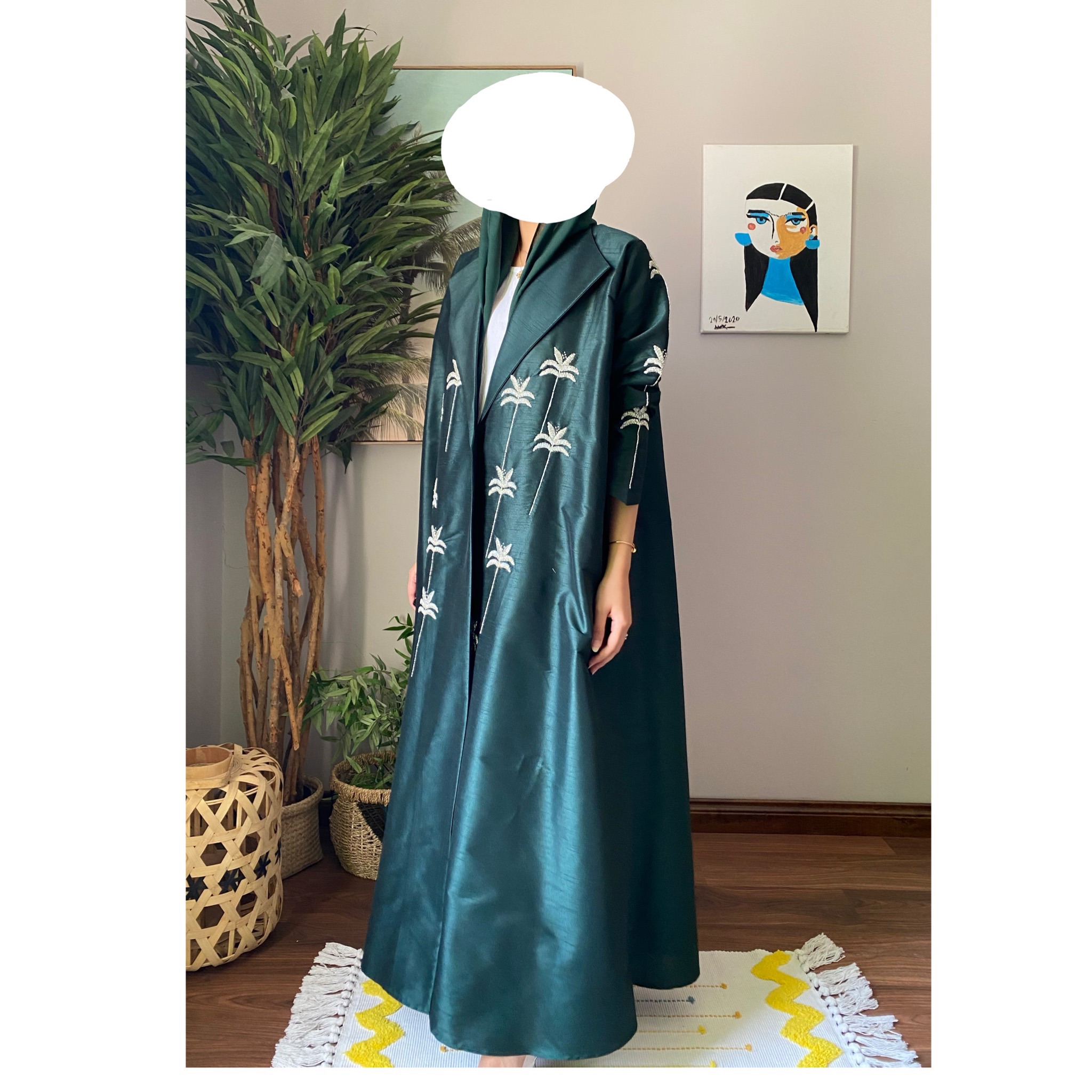 National Day Abaya💚. 
