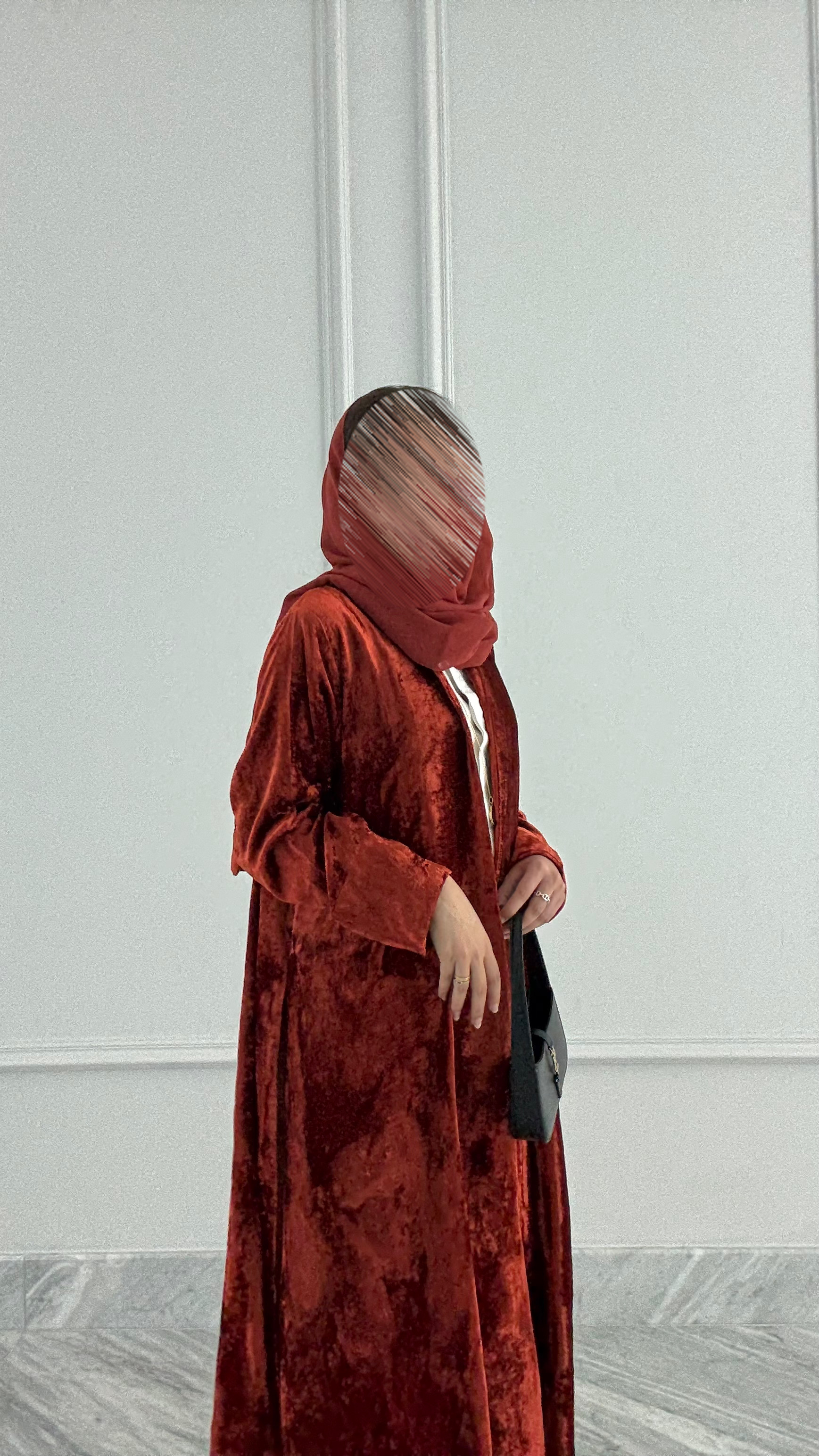 velvet abaya