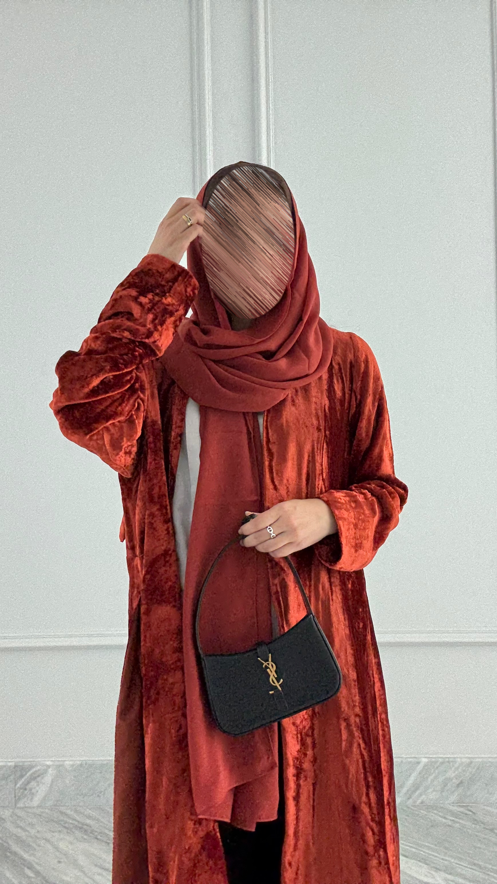 velvet abaya