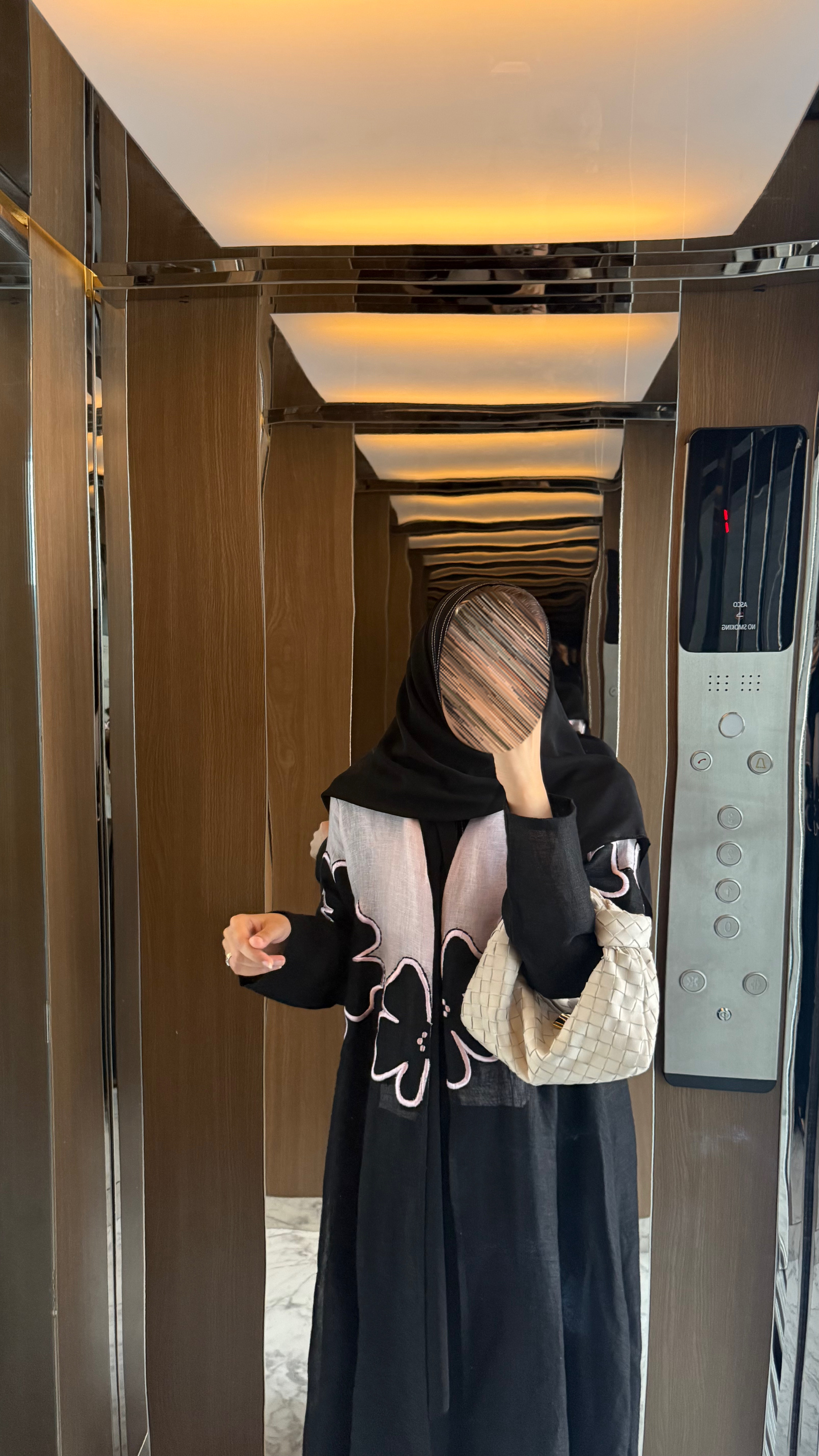 Black and light pink 