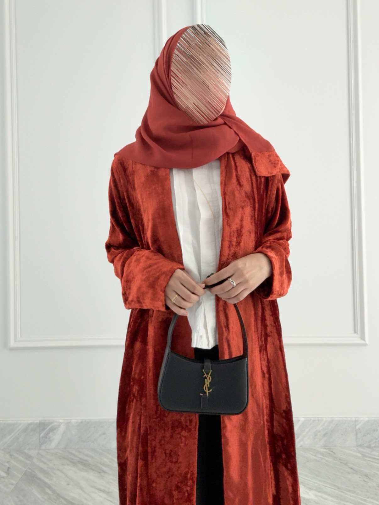 velvet abaya