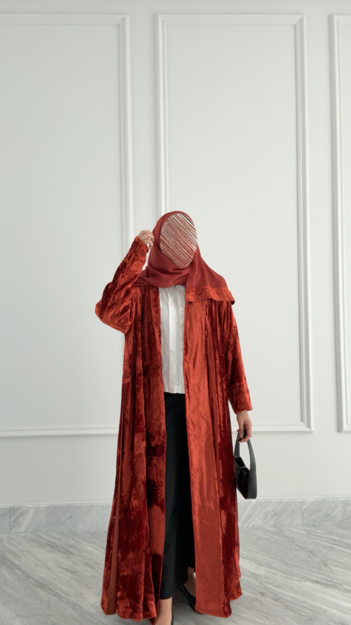 velvet abaya