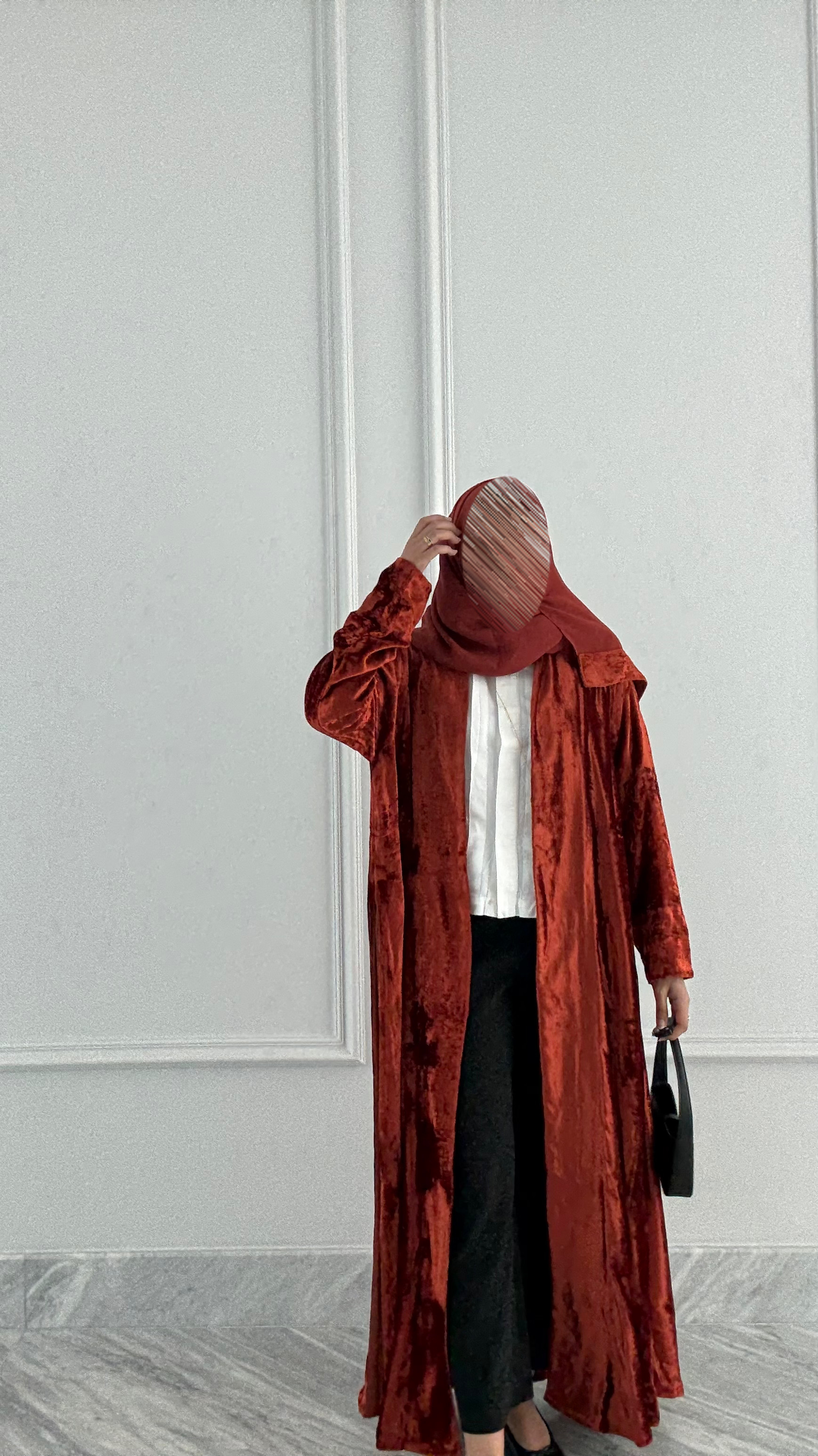 velvet abaya