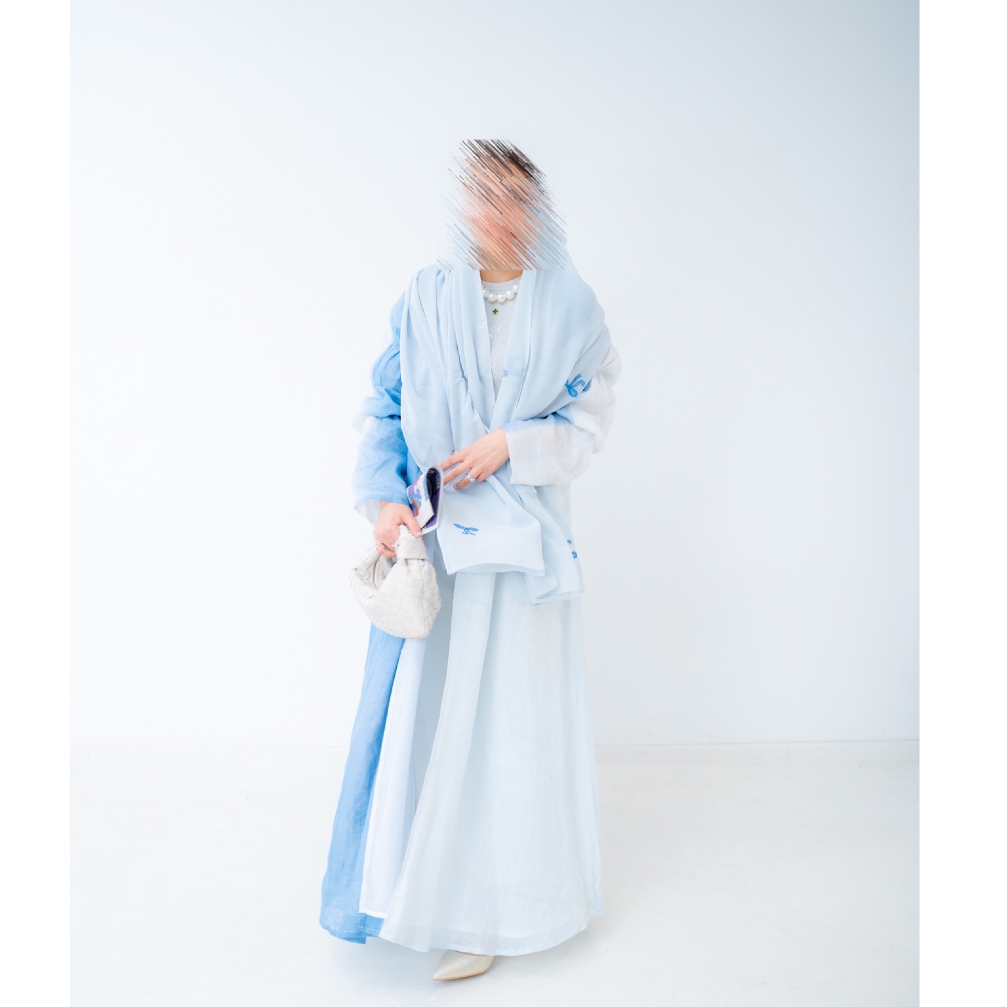 Ombre Abaya with Bow tarhaa
