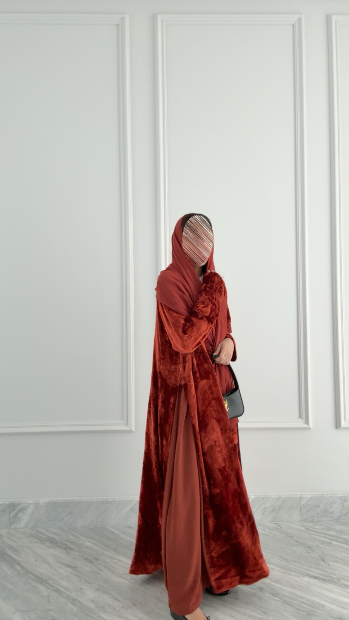 velvet abaya