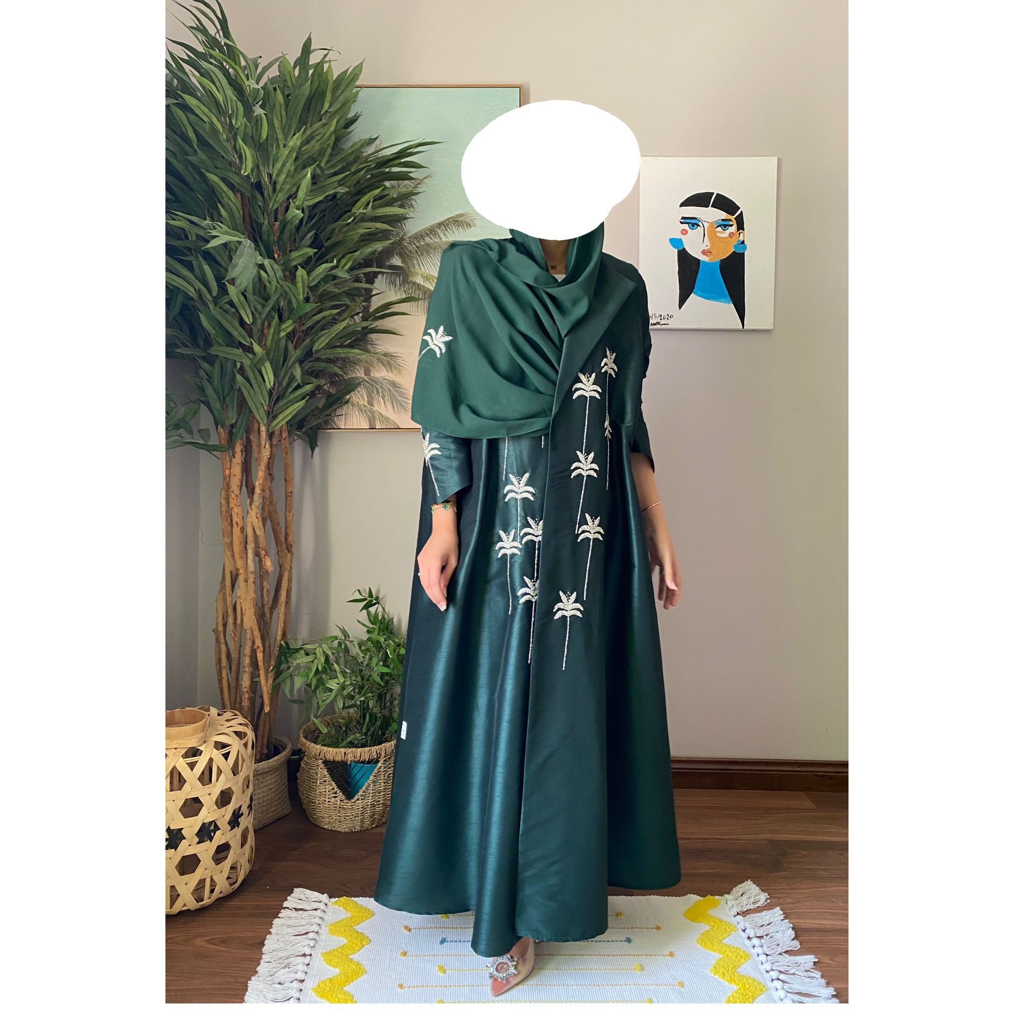 National Day Abaya💚. 