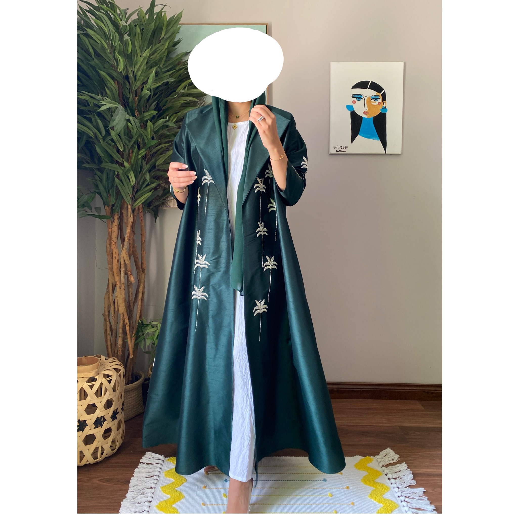 National Day Abaya💚. 