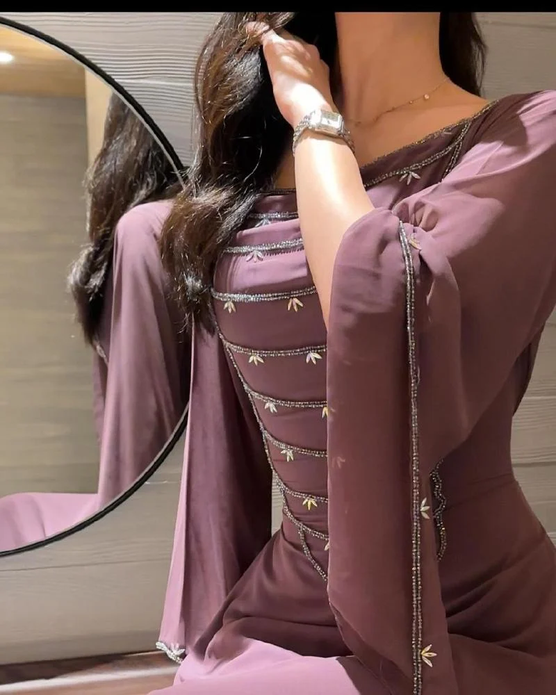 فستان شيفون راقي