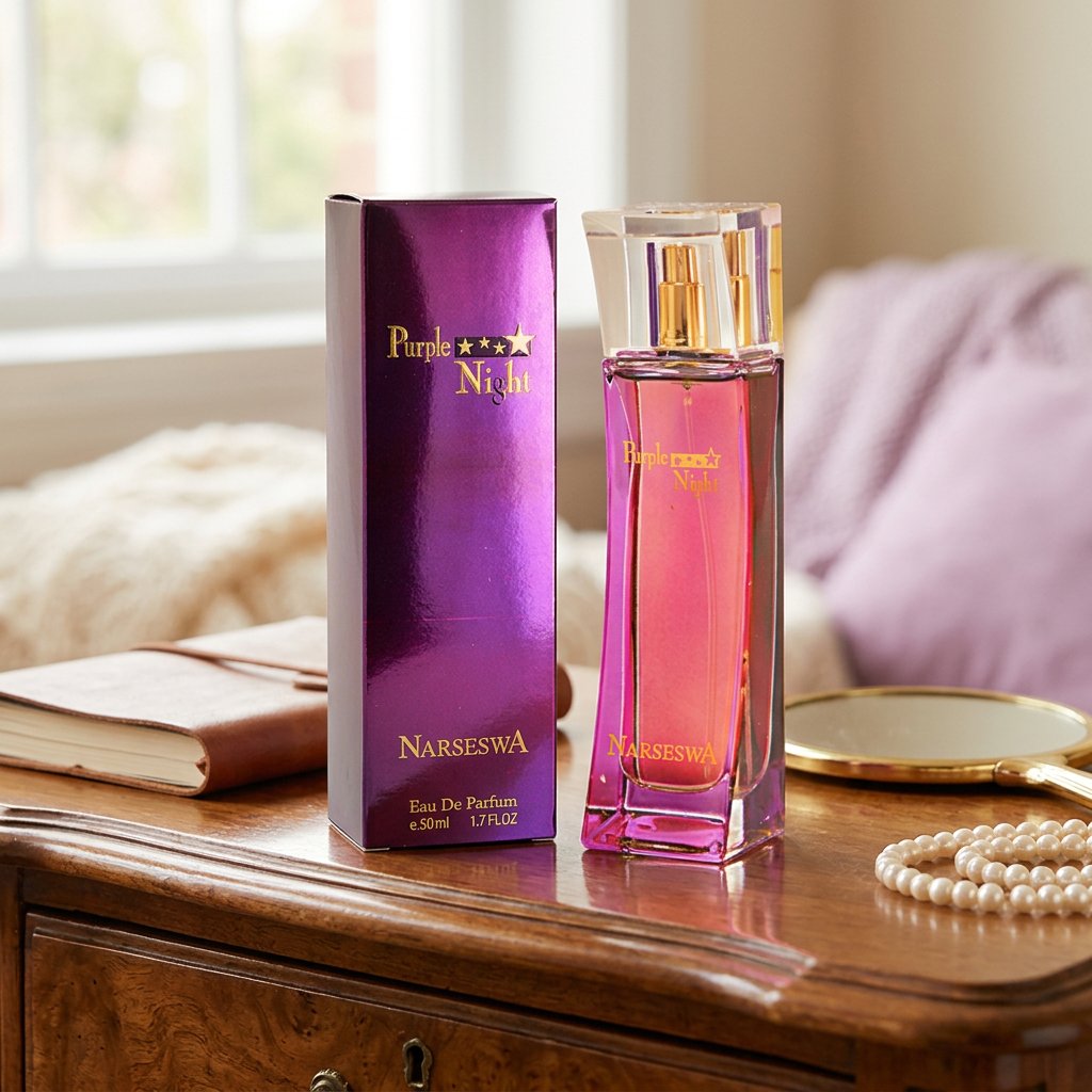  PERFUME PURPLE NIGHT FOR WOMEN 50 ML 