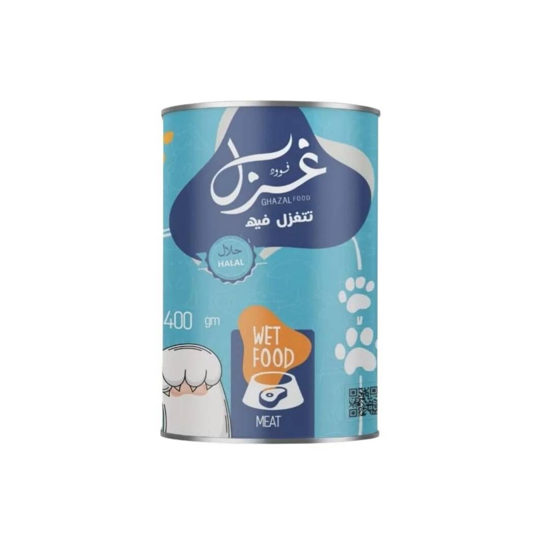  غزل معلبات باتيه بنكهة اللحوم للقطط 400غ 
