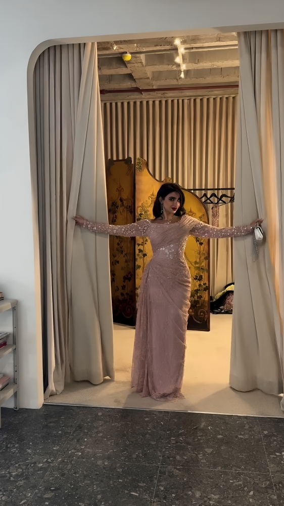 فستان سهرة فخم بتصميم أنيق - XXXL