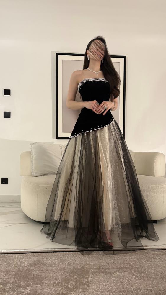 فستان ميرال باللون الاسود - XXXL/16