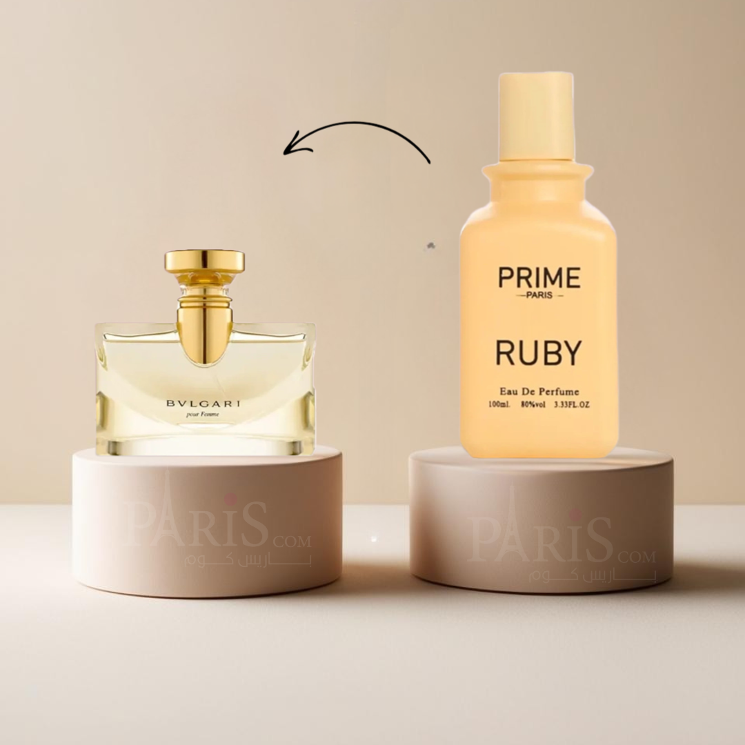 (بديل عطر بولغاري بيور فيم للنساء) -عطر روبي رايم للنساء -100مل