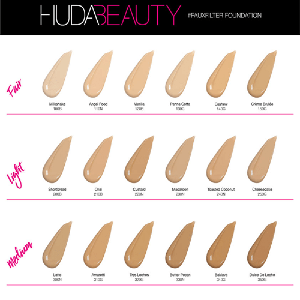 HUDA BEAUTY FOCUS FILTER FOUNDATION - 330N BUTTER PECAN