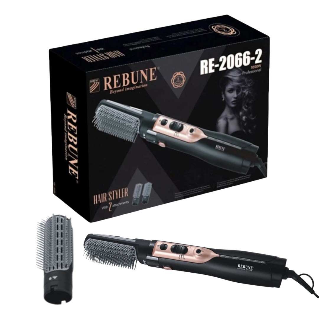 مصفف ومُنعّم الشعر ريبون RE-2066-2 بفرشتين