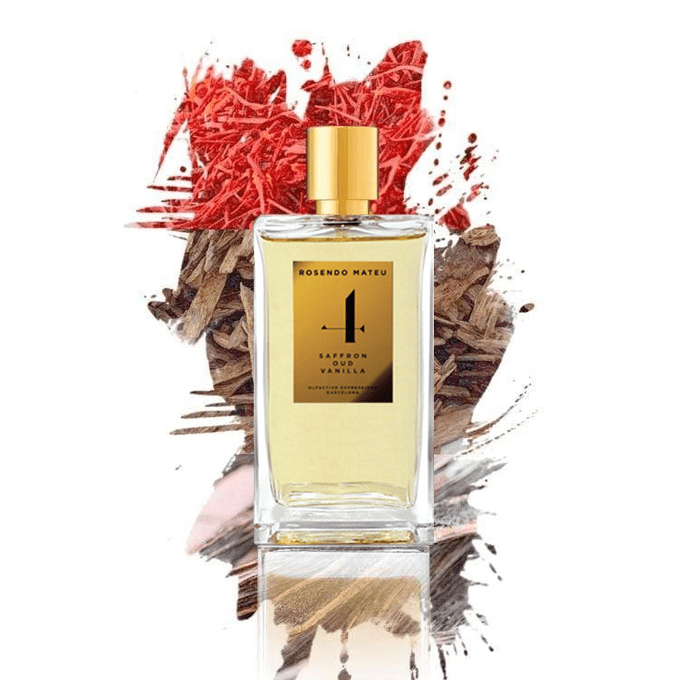 عطر روسيندو ماتيو نمبر 4 سافرون عود فانيلا او دو بارفيوم 100مل