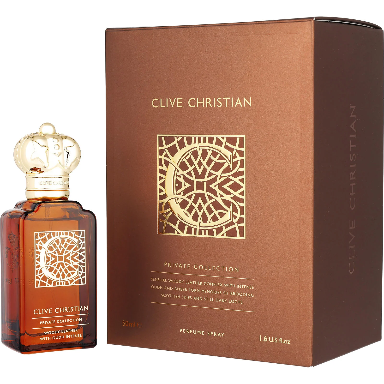 عطر كلايف كريستيان C وودي ليذر الرجالي او دو بارفيوم 50مل