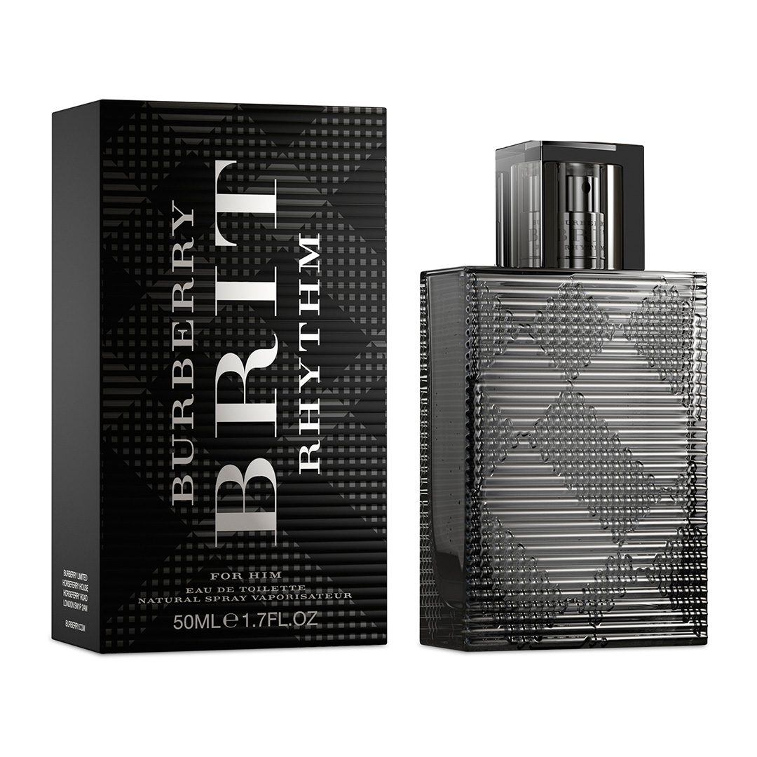 عطر بربري بريت ريثم الاسود الرجالي تواليت - 50 مل