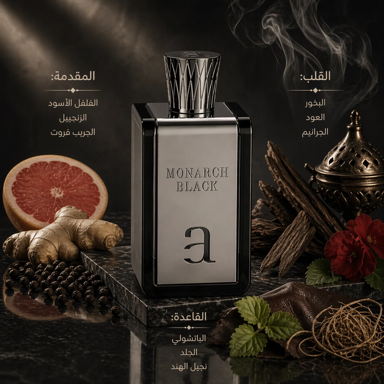 عطر مونارك بلاك أو دو بارفيوم 100 مل