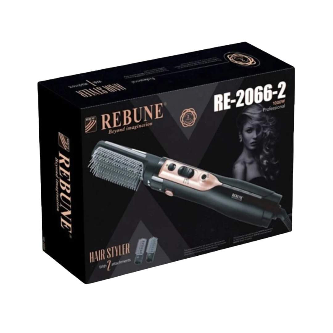 مصفف ومُنعّم الشعر ريبون RE-2066-2 بفرشتين