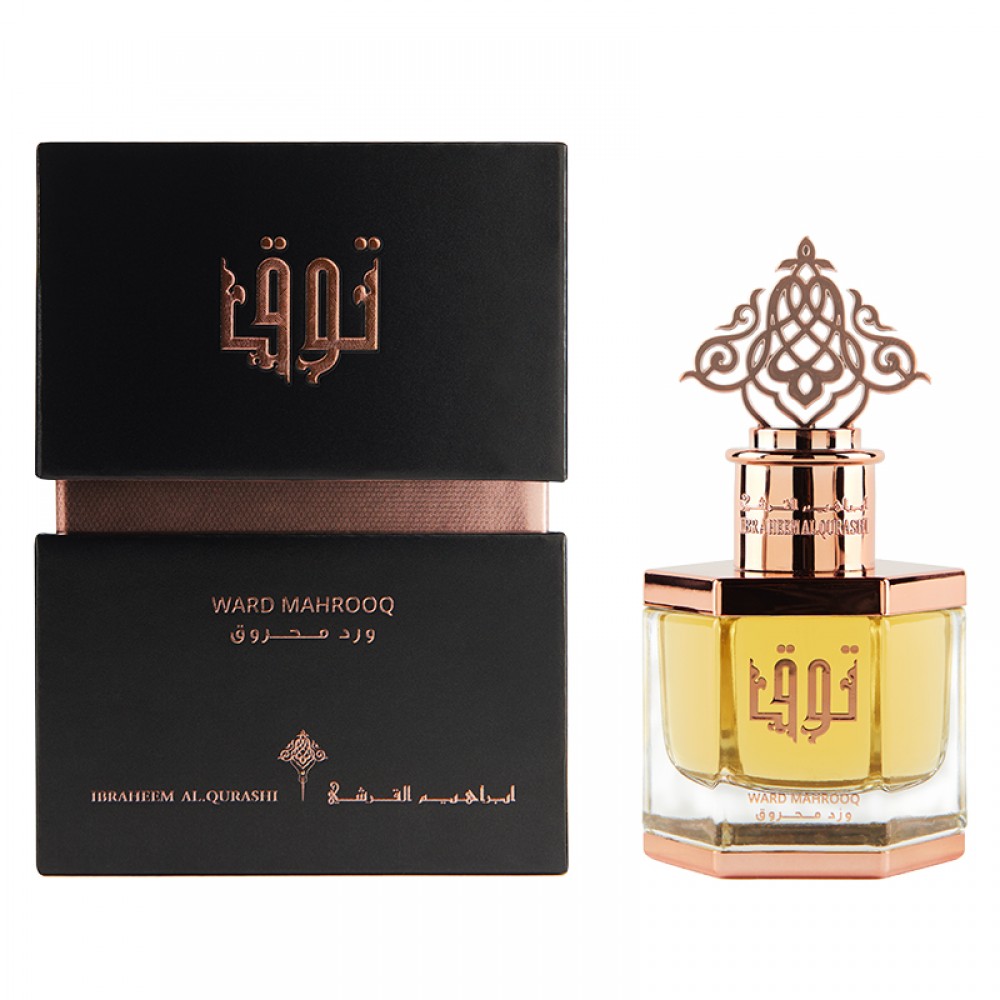 Touq Burnt Rose perfume by Ibrahim Al Qurashi