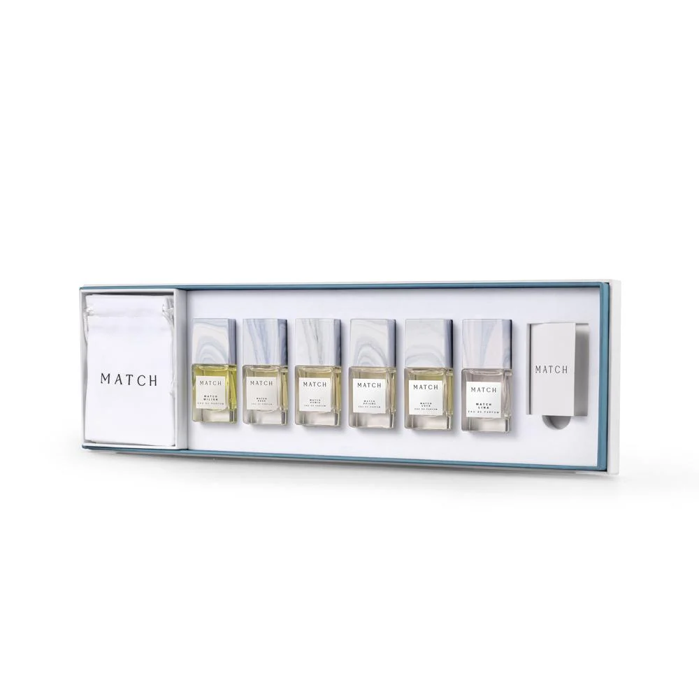 Discovery Set Distributions from Match 6 Perfume Sprays with Sachets
