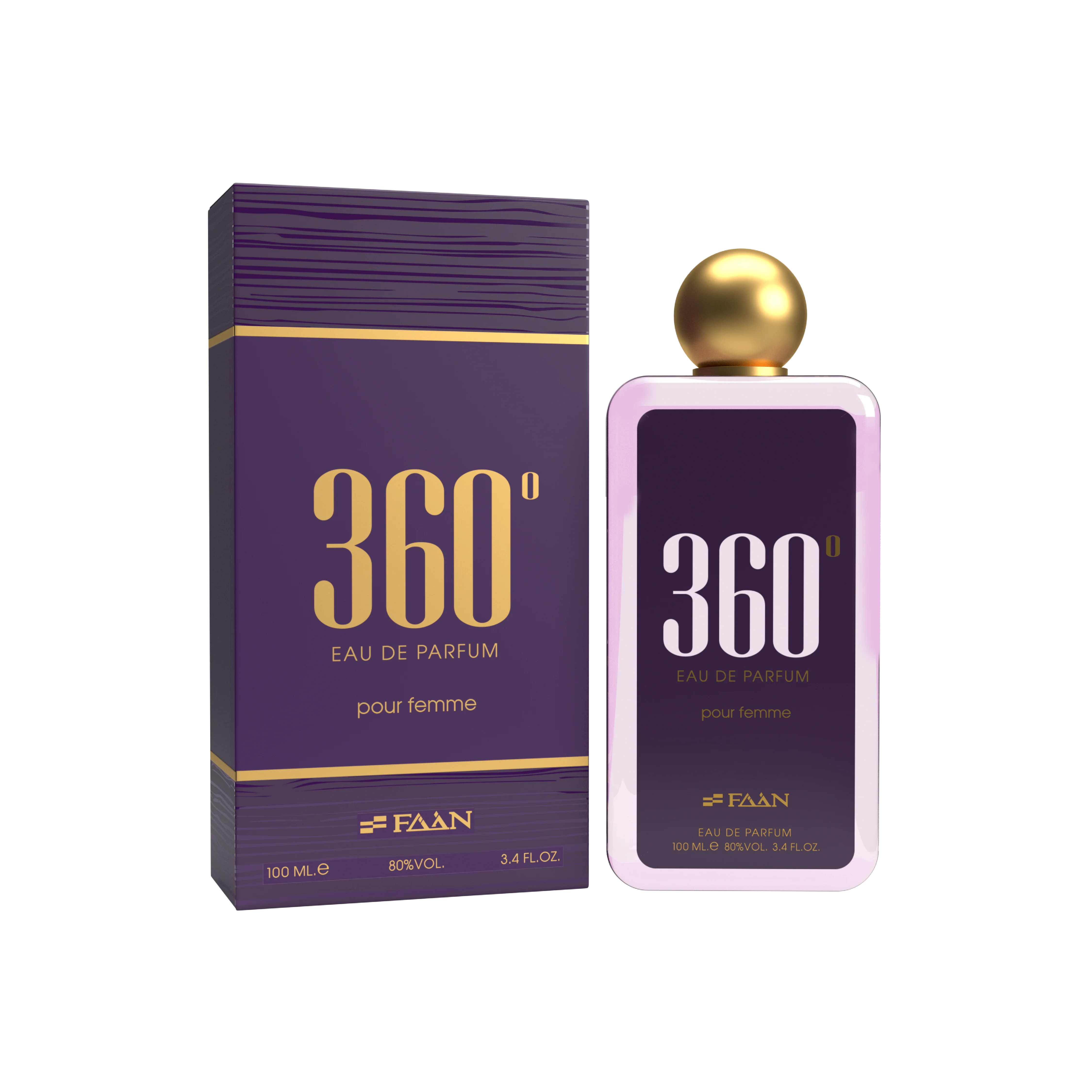 360° Degree Perfume for Women by Faan - 100 ml