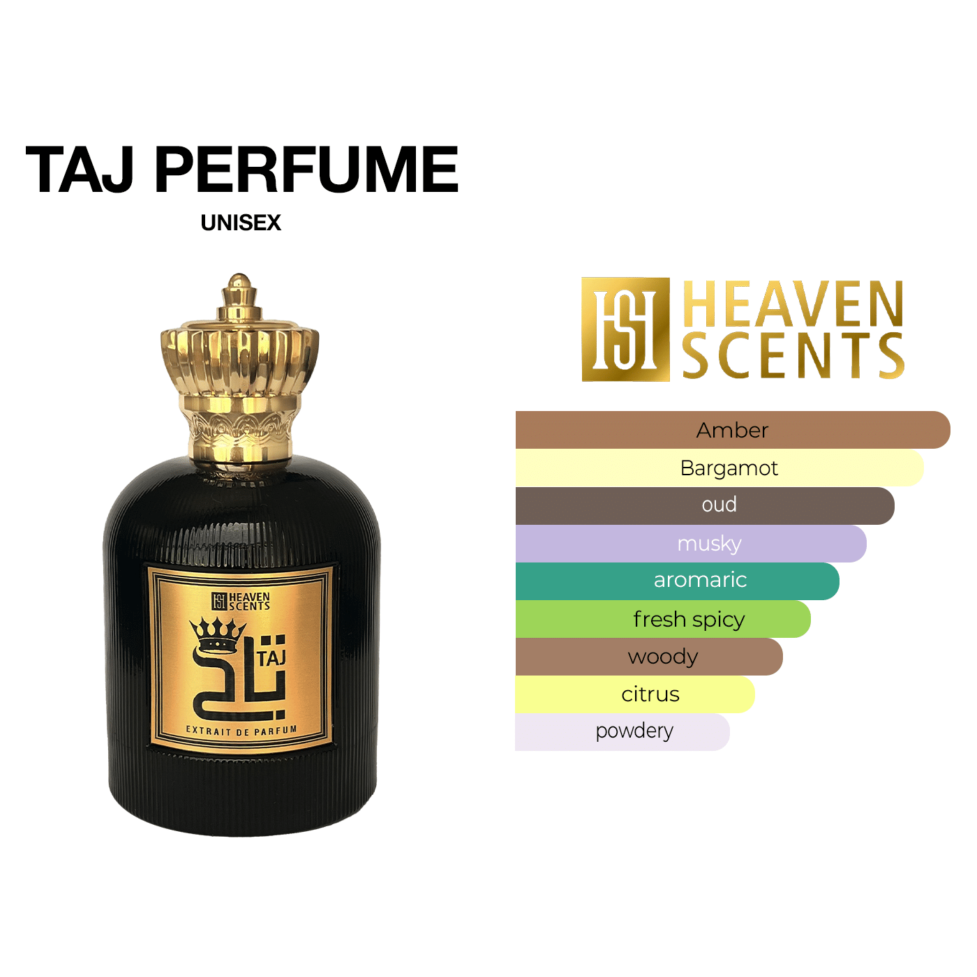 عطر تاج من هيفن سنتس -100مل