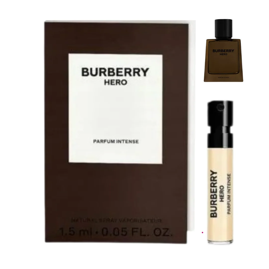 عينة عطر بربري هيرو بارفيوم انتنس من بربري- 1.5مل