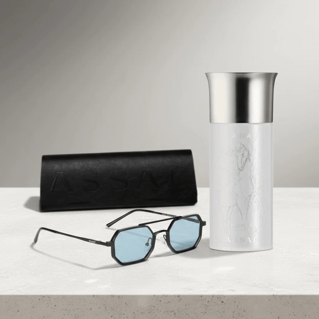 Aura Pegasus – 150 ml with Assaf Luxury Sunglasses