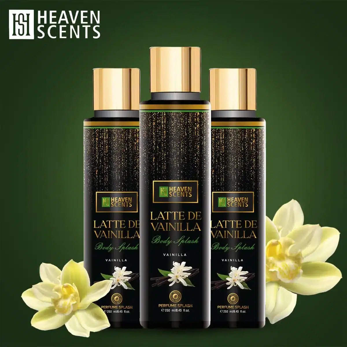 عطر الجسم لاتيه الفانيليا من هيفن سنتس -250 مل