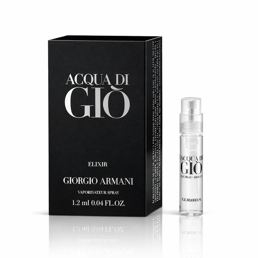 عينة عطر اكوا دي جيو ارماني إليكسير للرجال من جورجيو ارماني- 1.2مل