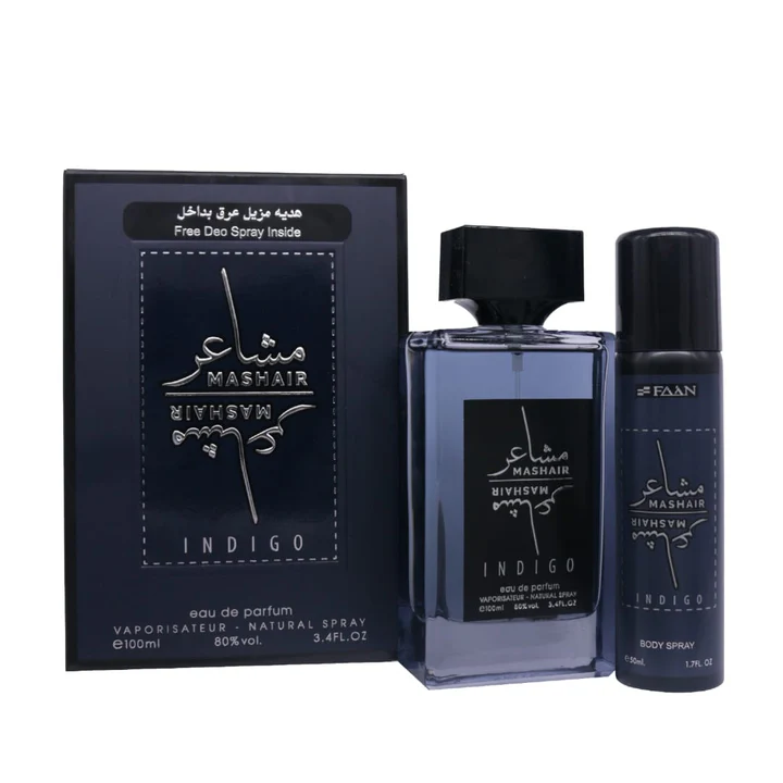  Mashair Indigo Blue Eau de Parfum for Men - 100ml