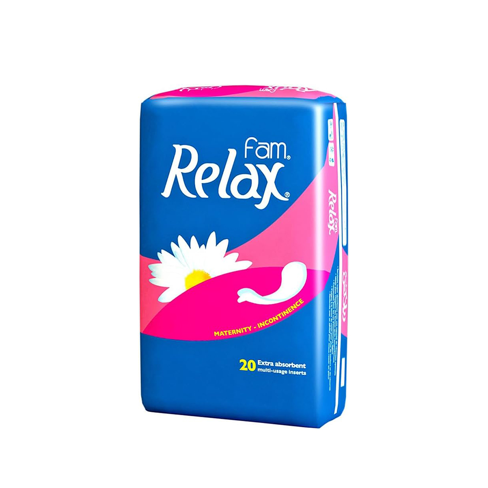 ريلاكس فام فوط نسائية 20 فوطة متعدد الاستعمال