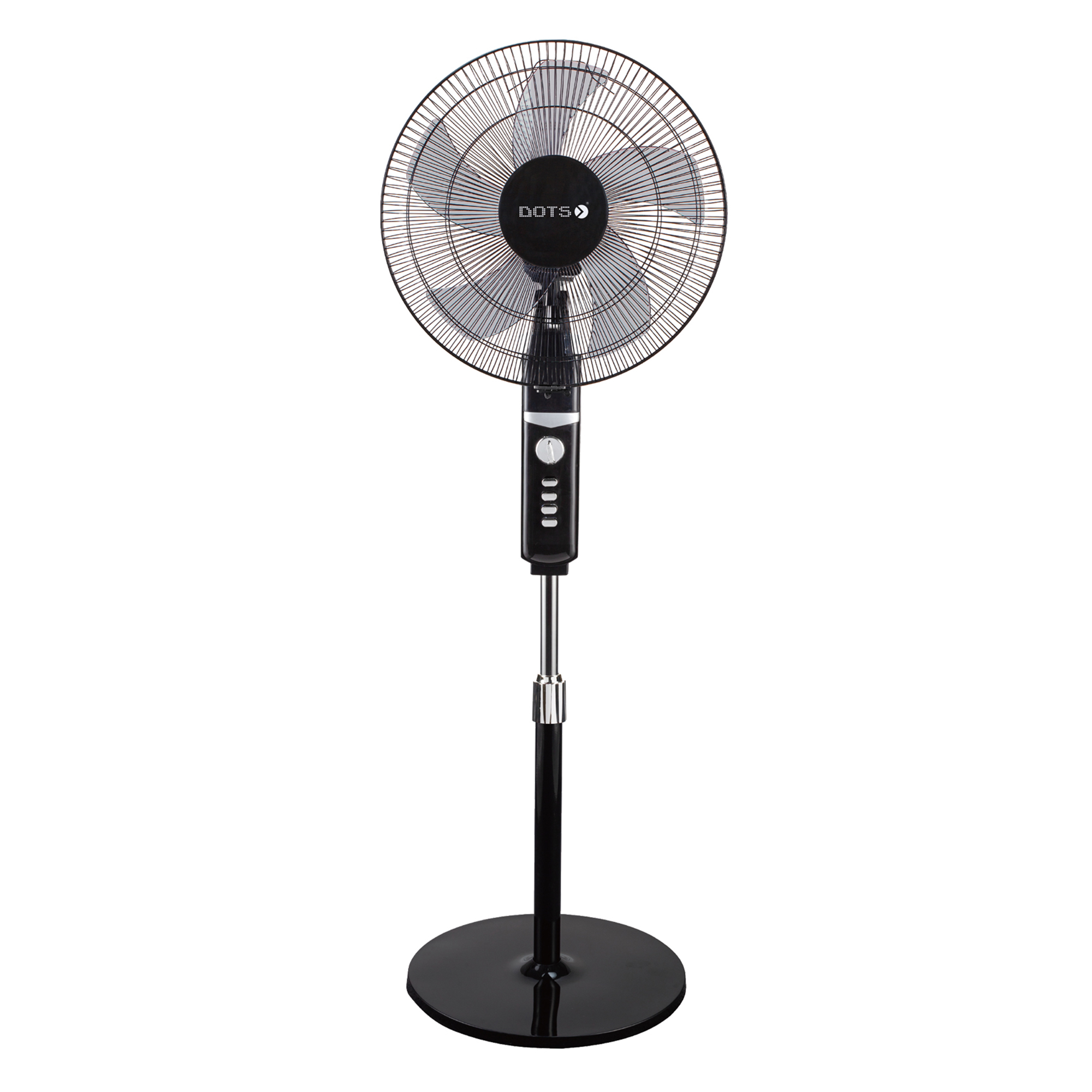 دوتس - مروحة كهربائية ستاند 70W اسود - 5 شفرات إيه اس