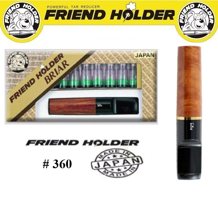 Friend Holder Briar 360 Smoke Cigarette Holder