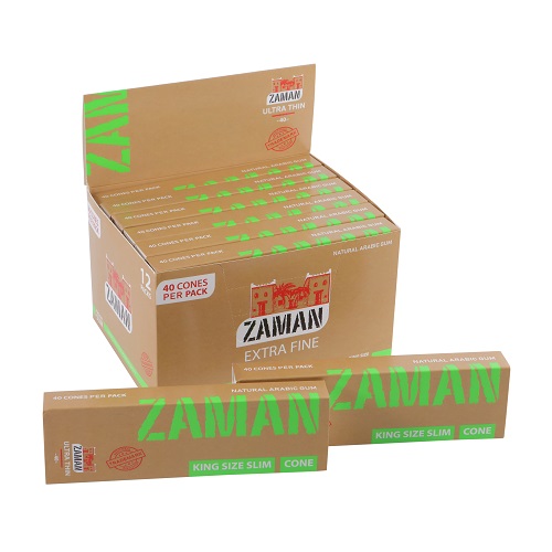  Zaman Rolling Paper 1 1/4 Pre Roll BROWN 