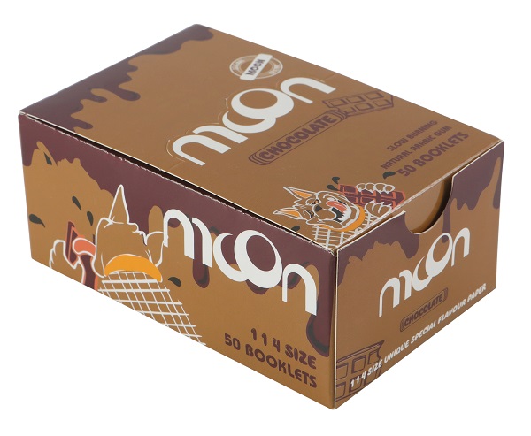  Moon Rolling Paper 1 1/4 Chocolate  