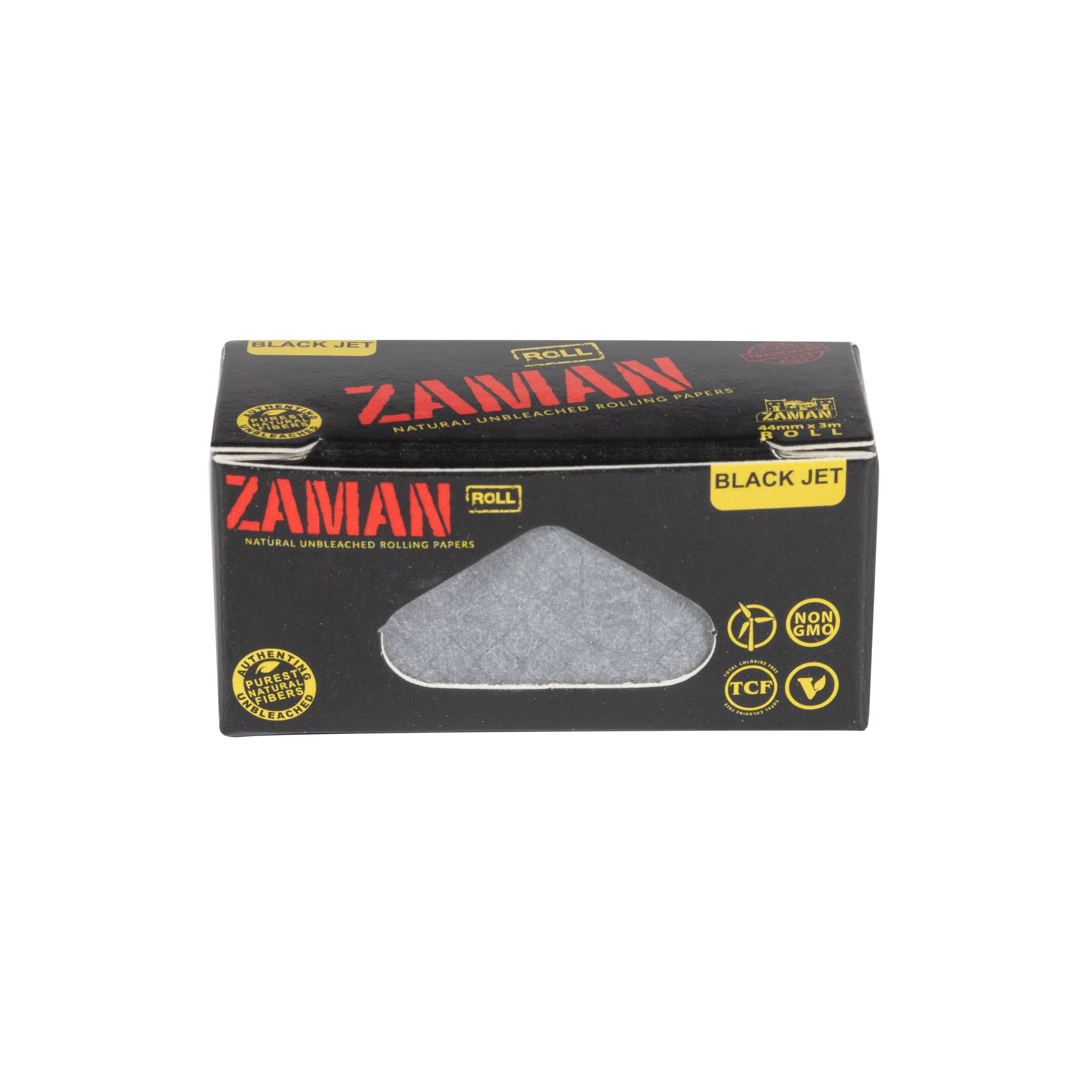  Zaman Rolling paper black jet Roll 1 1/4 Box  