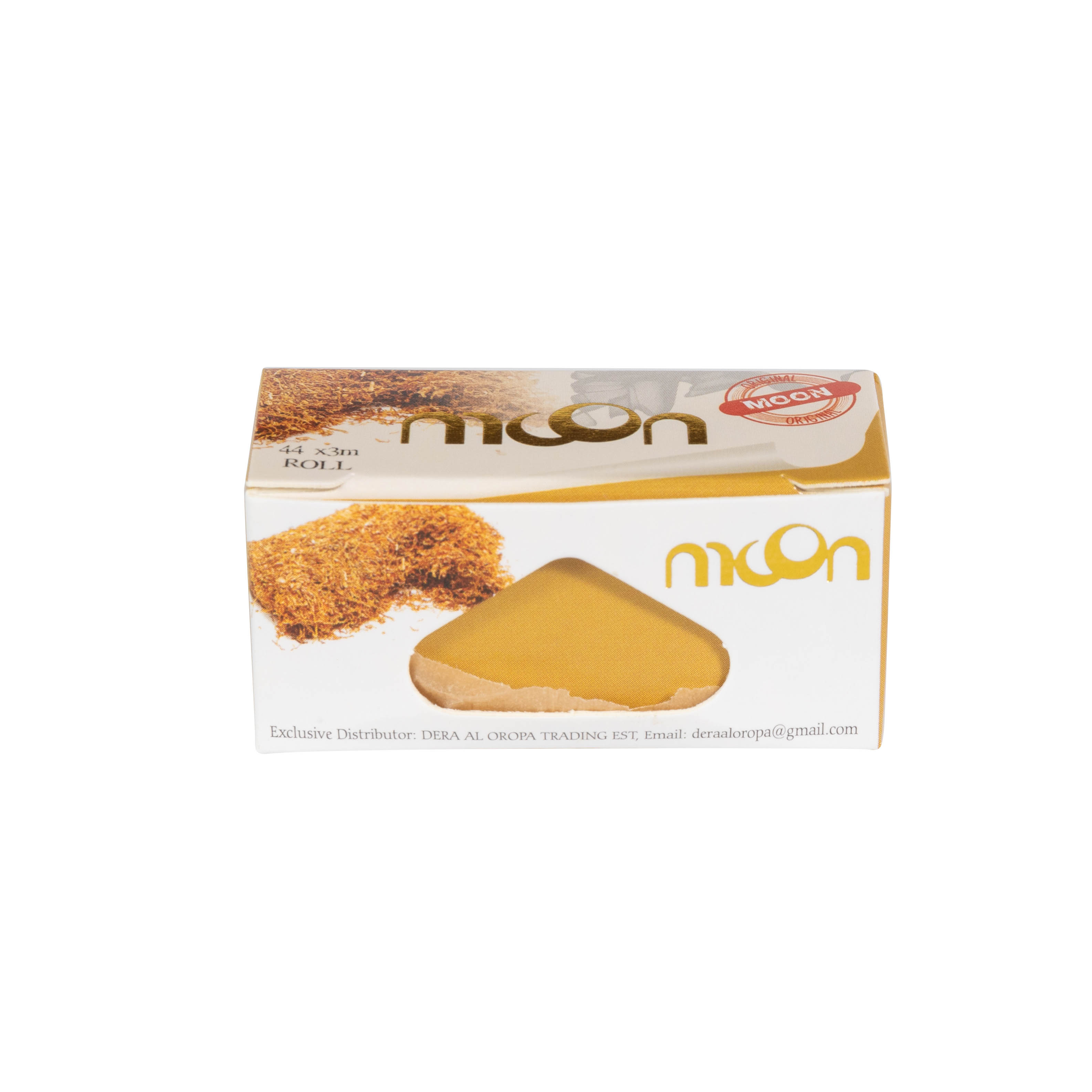  ورق لف مون ذهبي رول علبه ميني مقاس ١ ١/٤  