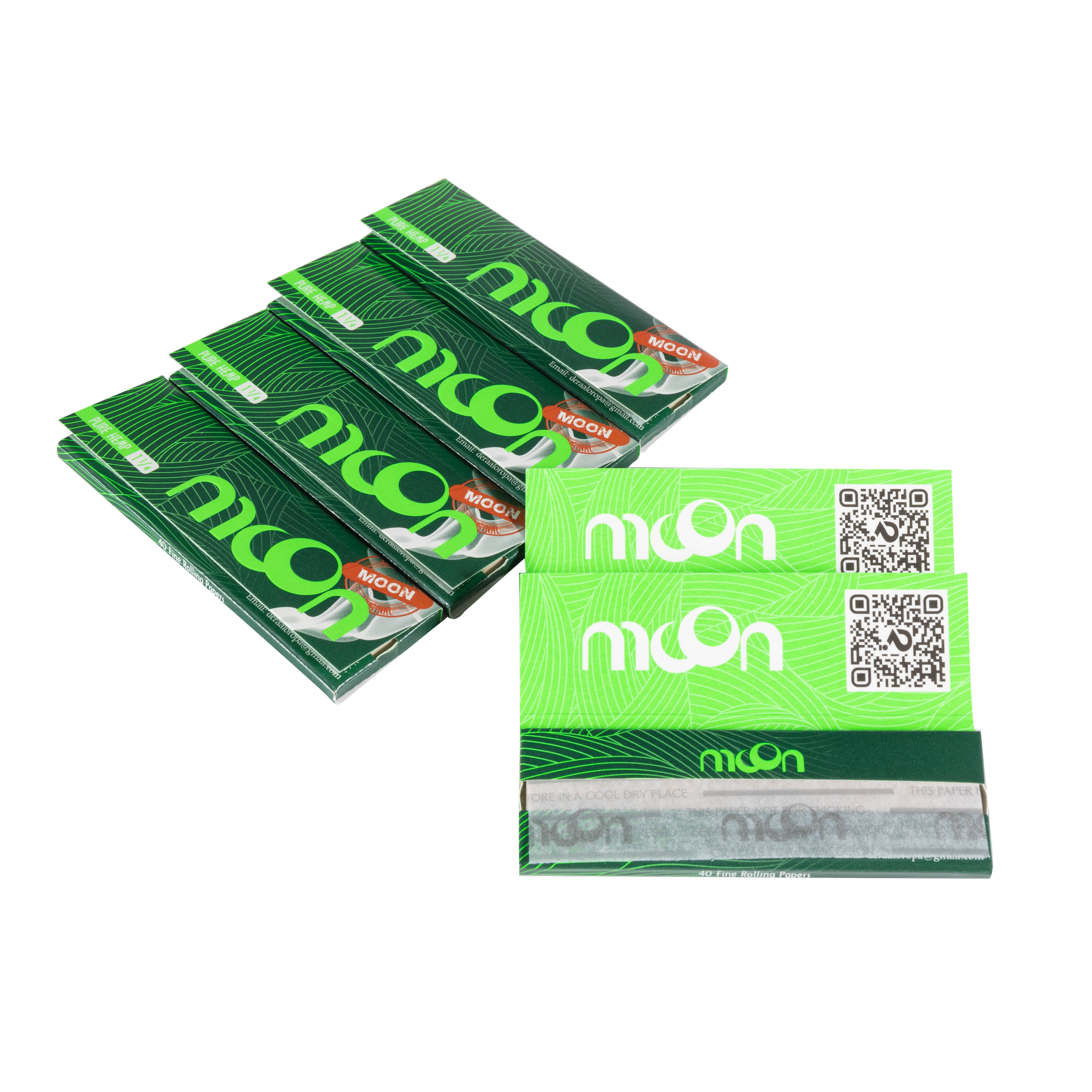  Moon Rolling paper dark green 1 1/4 Mini Box  