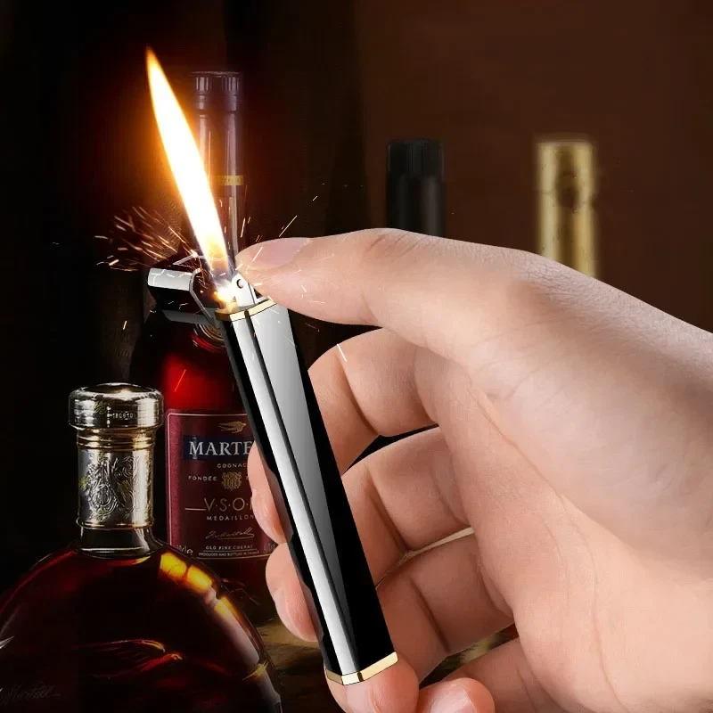  ولاعة معدنية محمولة ذات لهب ناعم 