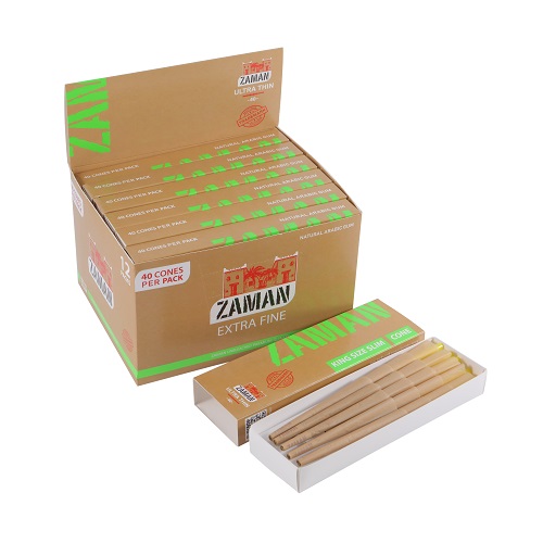  Zaman Rolling Paper 1 1/4 Pre Roll BROWN 