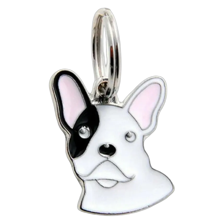 MF Tags BLACK AND WHITE FRENCH BULLDOG