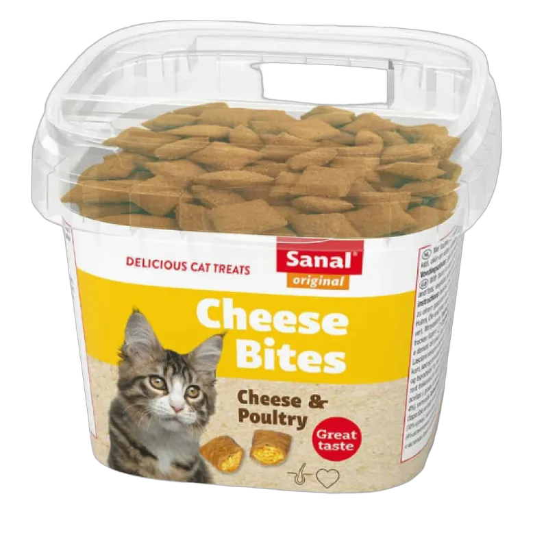 Sanal Cheese Bites in Cup with Chicken for Cats 75g #388198