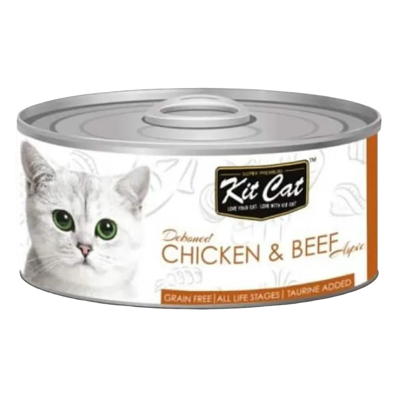 Kit Cat Deboned Chicken & Beef Toppers 80g
