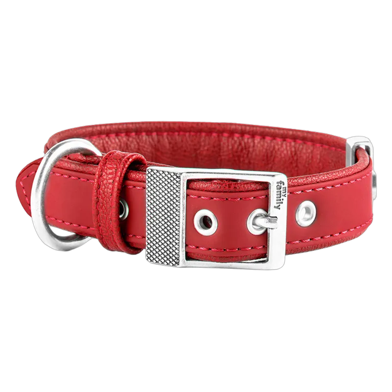MF BILBAO Collar Leather Red