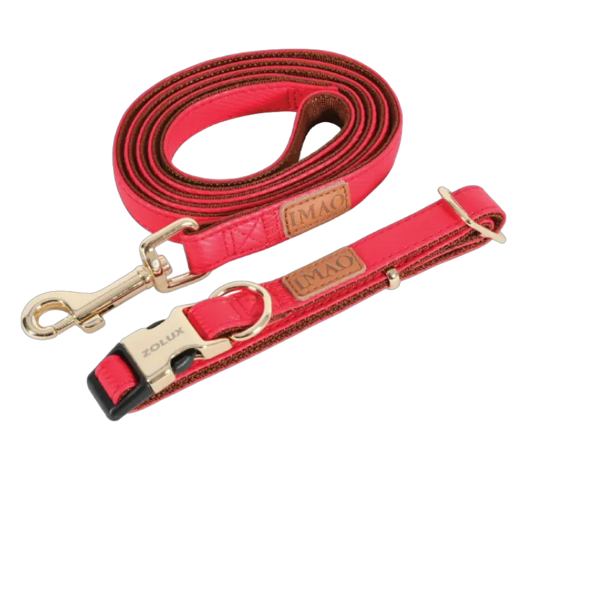 Zolux Nylon Long Lead 6M/25Mm Red