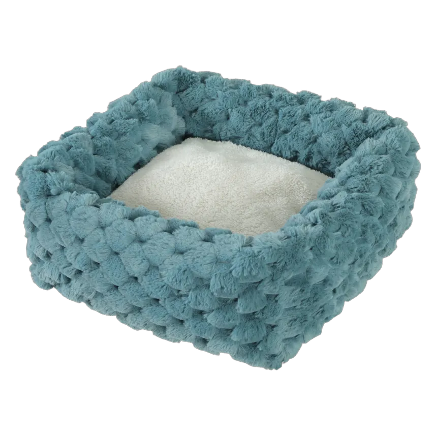 Zolux Abelha Square Pet Bed Blue